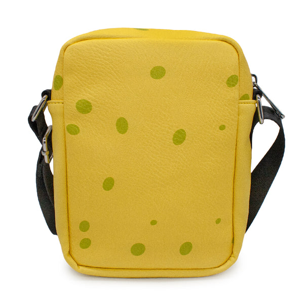 Buckle-Down Women's Crossbody Wallet - SpongeBob Biting Lip Expression Yellow