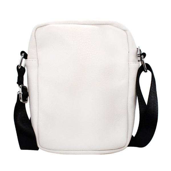 Buckle-Down Women's Crossbody Wallet - TOM AND JERRY Smiling Hug Pose And Logo Ivory