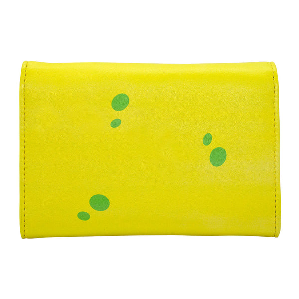 Buckle-Down Women's Fold Over Wallet Rectangle PU - SpongeBob SquarePants Eyes Close-Up Yellow